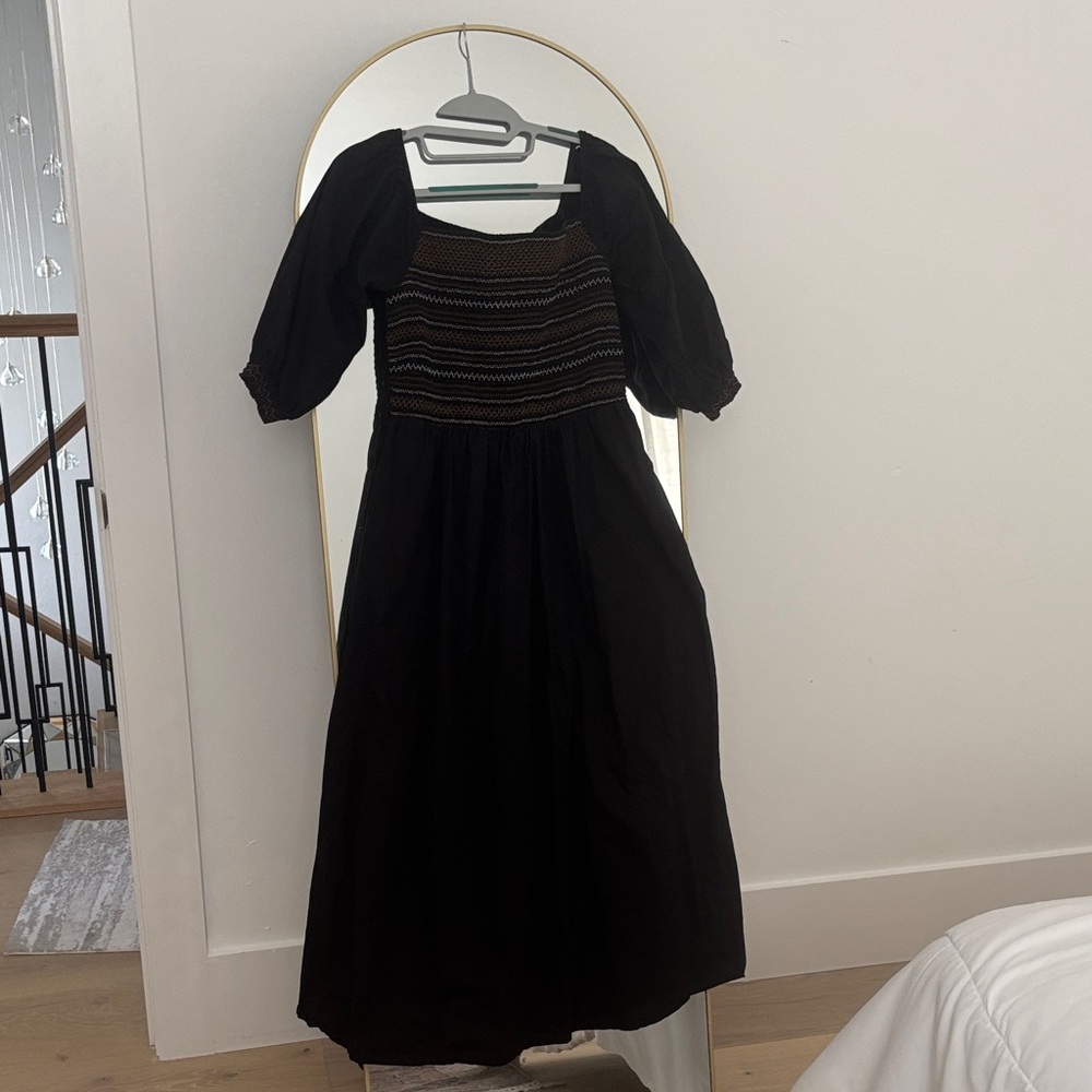 Chic Black Long Sleeve Dress